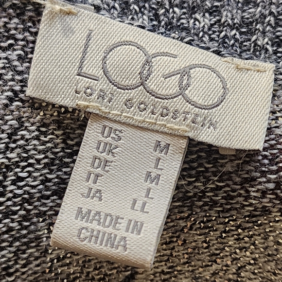 LOGO By Lori Goldstein  Crew Neck  Sweater Size M - Picture 2 of 12